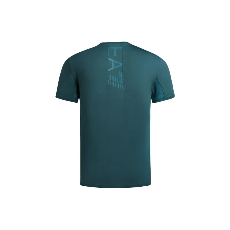 EMPORIO ARMANI EA7 SS24 T Shirt Men's Green-1