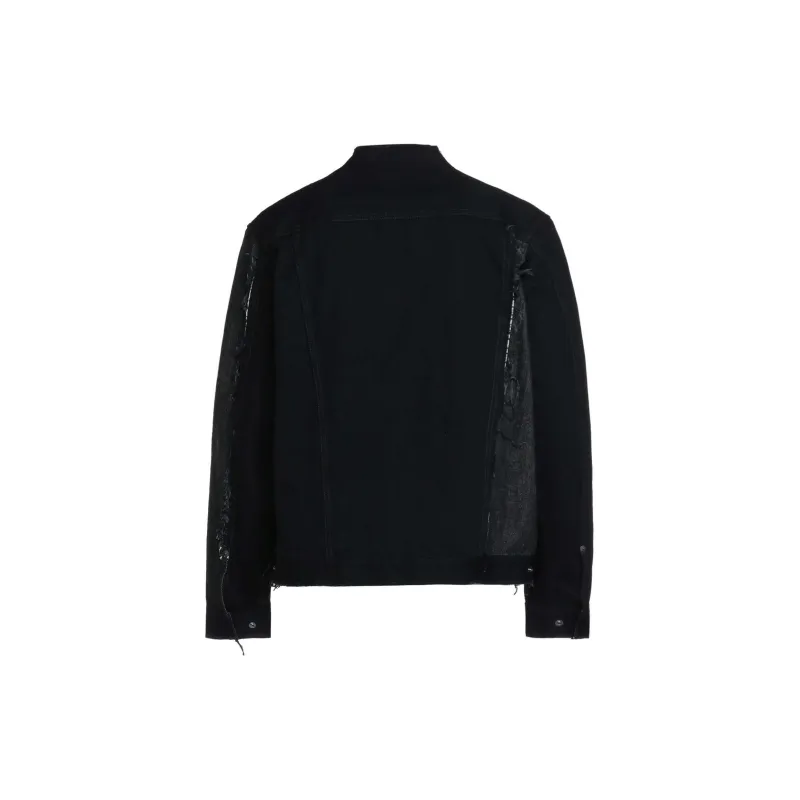 Yohji Yamamoto S'YTE SS24 Denim Jacket Unisex Black-1