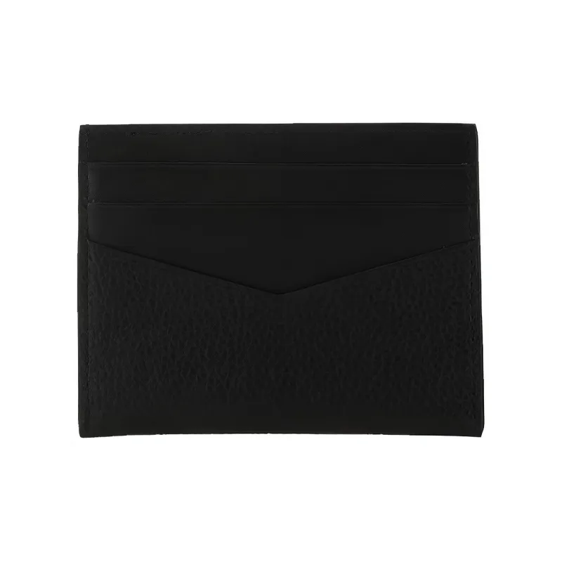 GIVENCHY Calfskin Card Holder, Wallet Men's Black-2