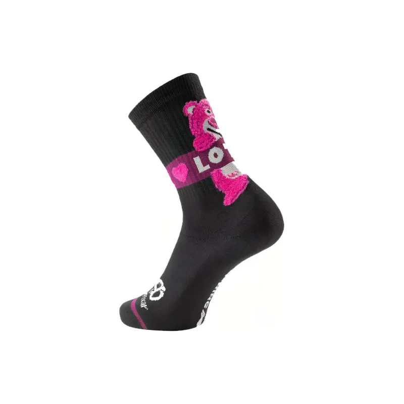 LiNing Mid Calf Socks Women's 3 Pack Black-2