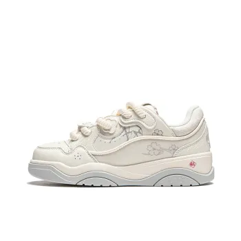 LiNing Journey 2.0 Low Top Skateboard Shoes Women's Ecru