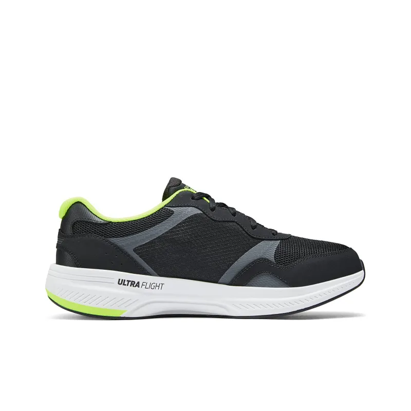 Skechers Go Run Pulse Cushioning Wear Resistant Low Top Running Shoes Men's Black-1