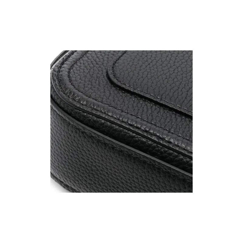 Kate Spade Hudson Calfskin Shoulder Bag, Crossbody Bag Medium Size Women's Black-4
