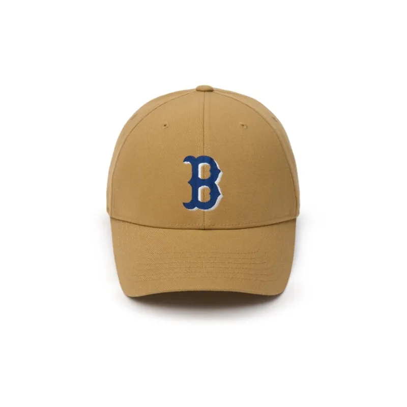 MLB Polyester Polyurethane Cotton Baseball Caps Unisex Brown-2