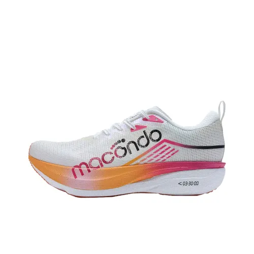 Macondo Running Shoes Women's Low-Top Orange/Pink/Black