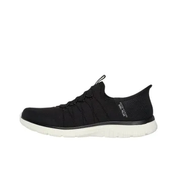 Skechers Slip Ins Virtue Glow Cushioning, Wear Resistant Low Top Casual Shoes Women's Black