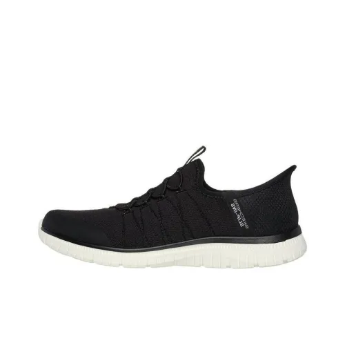 Skechers Slip Ins Virtue Glow Cushioning, Wear Resistant Low Top Casual Shoes Women's Black