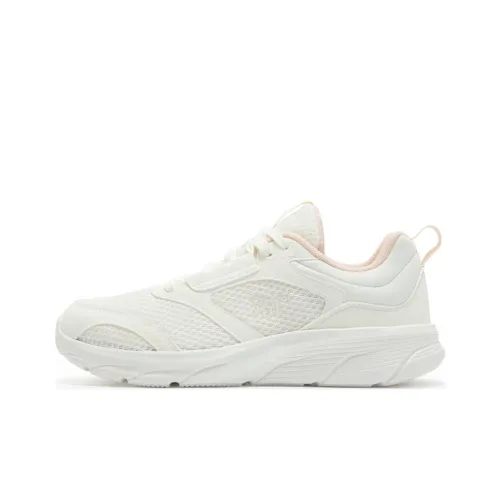 361° Cushioning Anti-Slip And Wear-Resistant Low-Top Running Shoes Women's White Pink