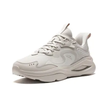 Anta Anti Slip Wear Resistant Low Top Casual Shoes Men's Gray
