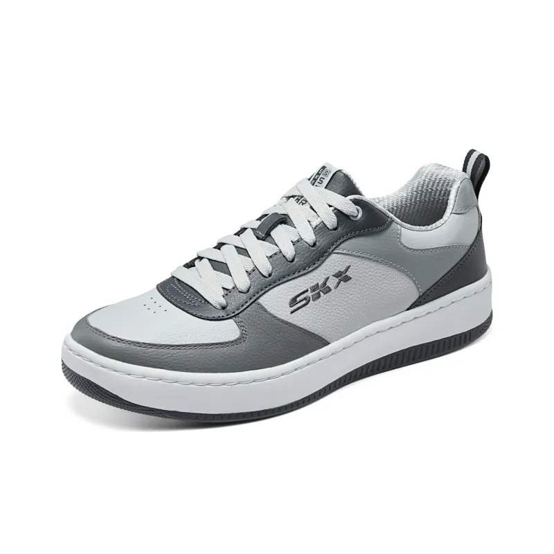 Skechers Low Top Skateboard Shoes Men's Gray-2