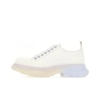Alexander McQueen Tread Slick Low Lace Up Shoes 'White Multi' Women's