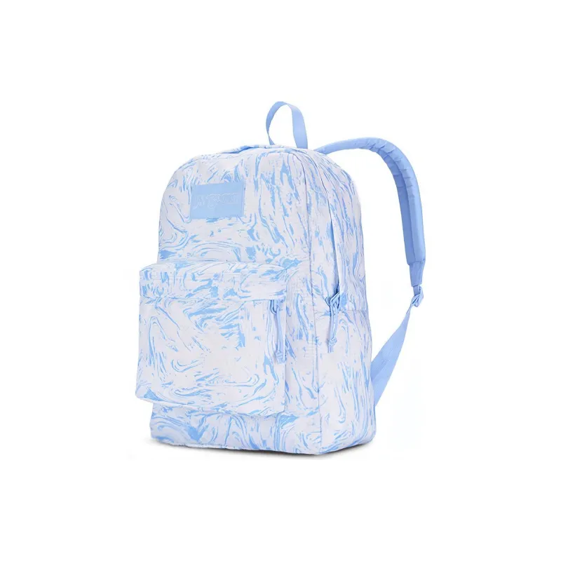 JanSport Fabric Laptop Bag Backpack Regular Unisex Blue White-1