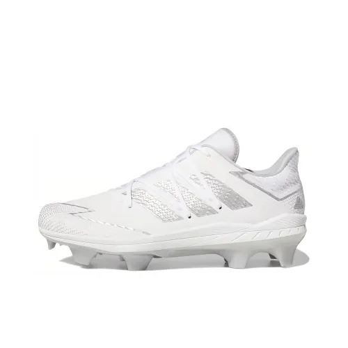 Adidas Adizero Afterburner 7 Pro Tpu Cleats Wear-Resistant Low-Top Training Shoes Men's White