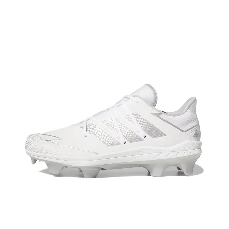 Adidas Adizero Afterburner 7 Pro Tpu Cleats Wear-Resistant Low-Top Training Shoes Men's White-0