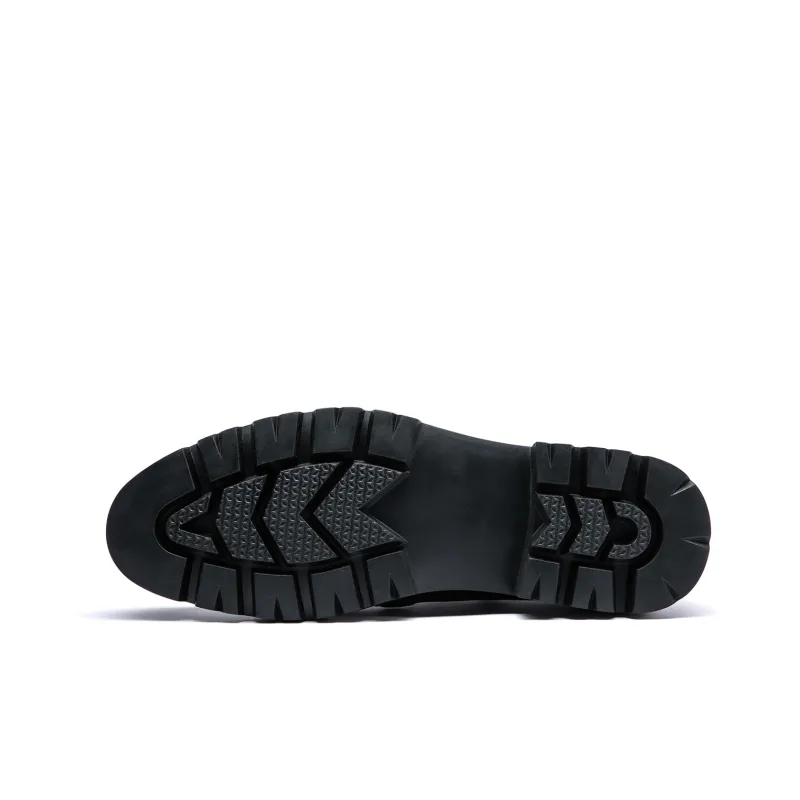 ORP Dress Shoes Men Low Top Black-5