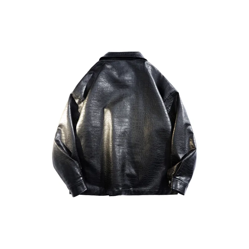LIVINGTOWN Leather Jackets Coats Unisex-1