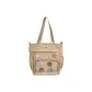 Khaki+Bone Pendant+Display Panel Badge