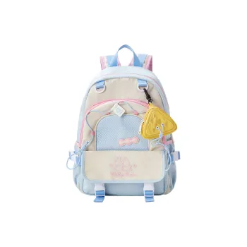 Miffy Oxford Backpacks Backpack Laptop Bags Large Size Women's Blue/Pink/Khaki With Orange