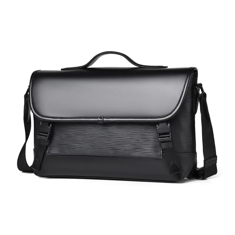 Ceion Keust Pvc Men's Shoulder Bag Crossbody Bag Medium Size Men's-1