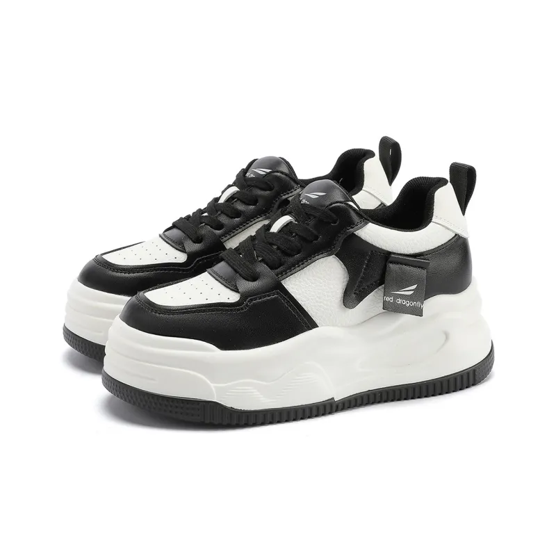RED DRAGONFLY Women's Unlined Shoes Waterproof Height Increase Low Top Platform Shoes Women's-2