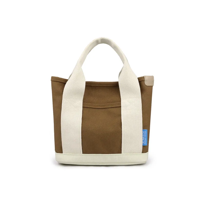 NIGEER Canvas Canvas Bag Shoulder Bag Crossbody Bag Handbag Regular Women's Brown/Khaki/Gray/Pink/Dark Blue-0