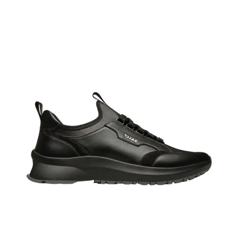 BALLY Deven Cushioning Anti-Slip And Wear-Resistant Low-Top Casual Shoes Men's Black-1