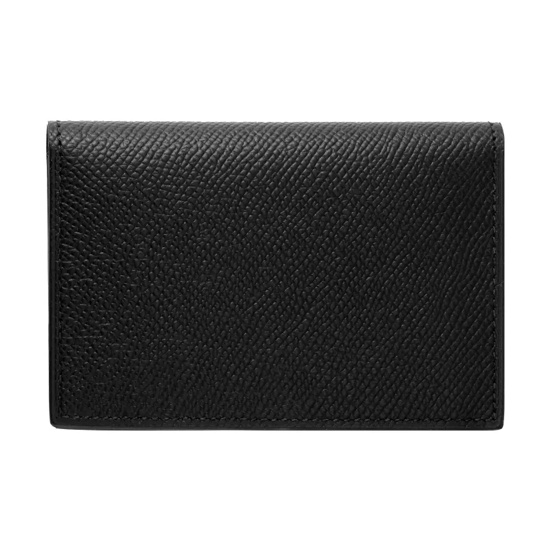 HERMES MC2 Euclide Epsom Calfskin Coin Purse, Card Holder Men's Noir Black-2