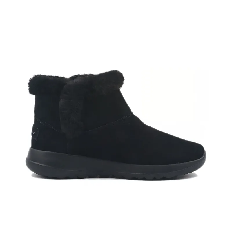 Skechers On The Go Joy Snow Boots 'Triple Black' Women's-1