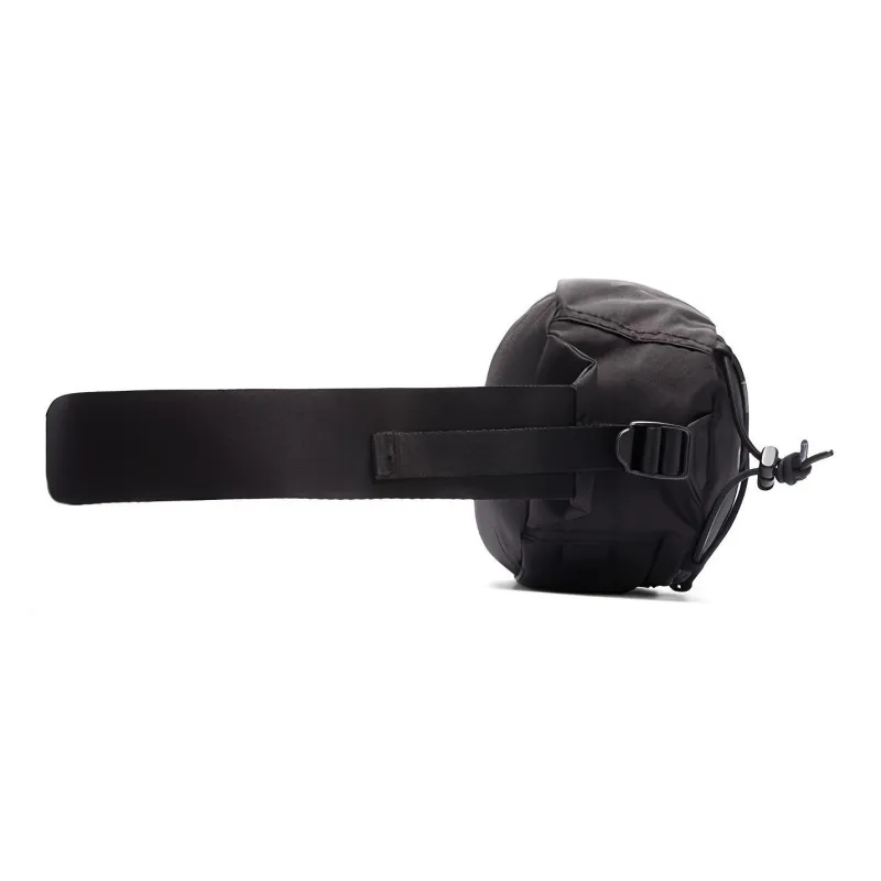 Converse Polyester Shoulder Bag, Crossbody Bag, Sling Bag, Fanny Pack Regular Unisex Black-3