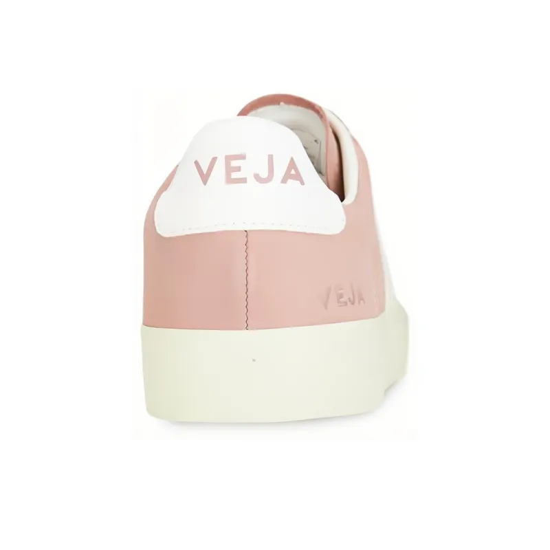 VEJA Campo Nubuck Lace Up 'Pink White' Women's-3