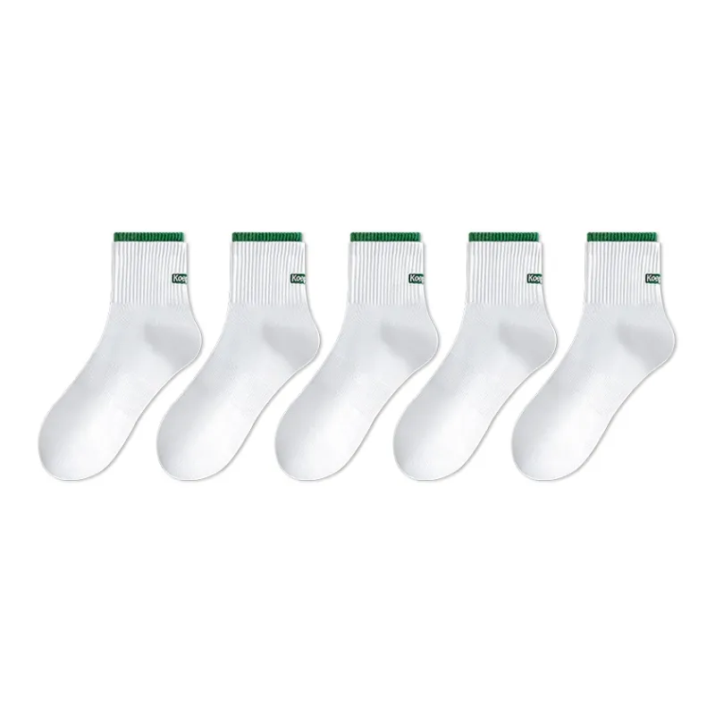 LUOLIAN Mid Calf Socks Unisex 5 Pack-24