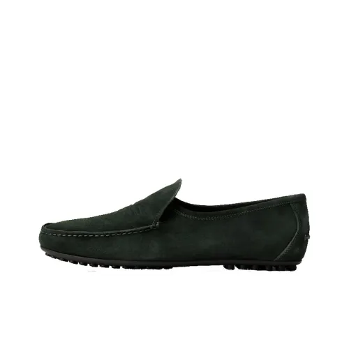 EMPORIO ARMANI Men's Casual Shoes Men Low-Top Dark Green