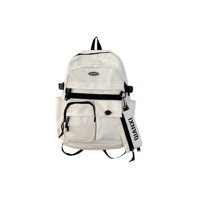 NIGEER Nylon Backpack Regular Unisex Blue/Black/Gray/White-3