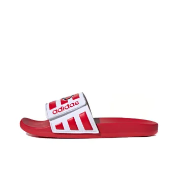 Adidas Neo Adilette Comfort Adj Yellow Crossover Red White Unisex Slippers 'Red White'
