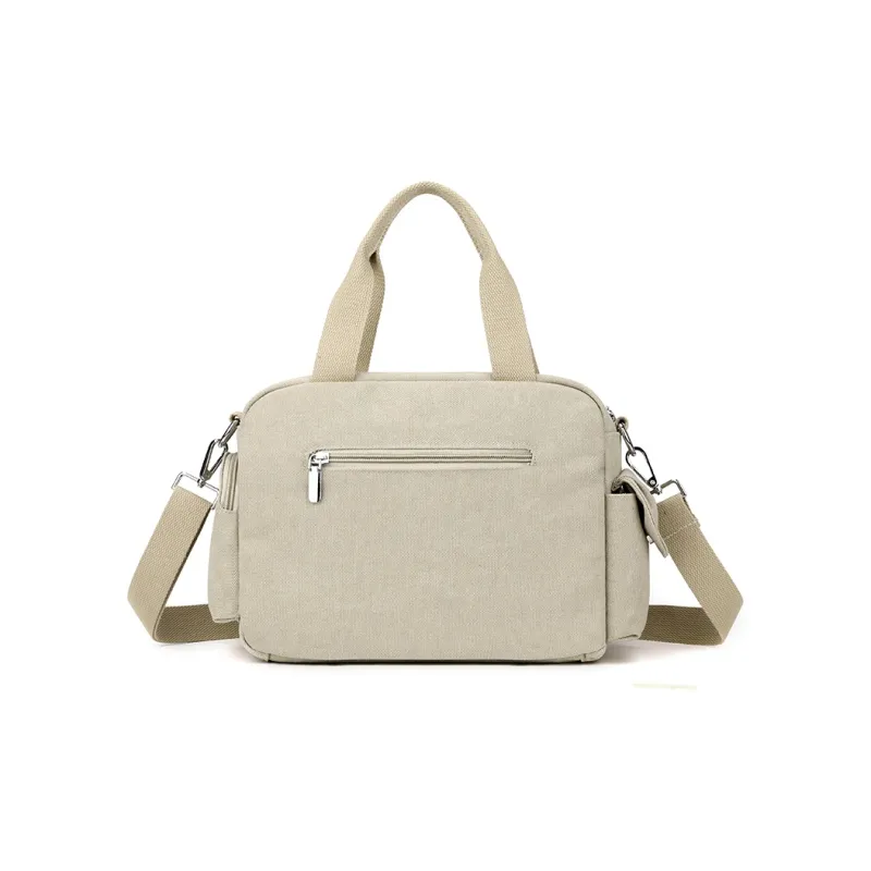 NIGEER Nylon Canvas Bag Briefcase Shoulder Bag Crossbody Bag Handbag Regular Women's Khaki/Gray/Blue/Black/Army Green-3