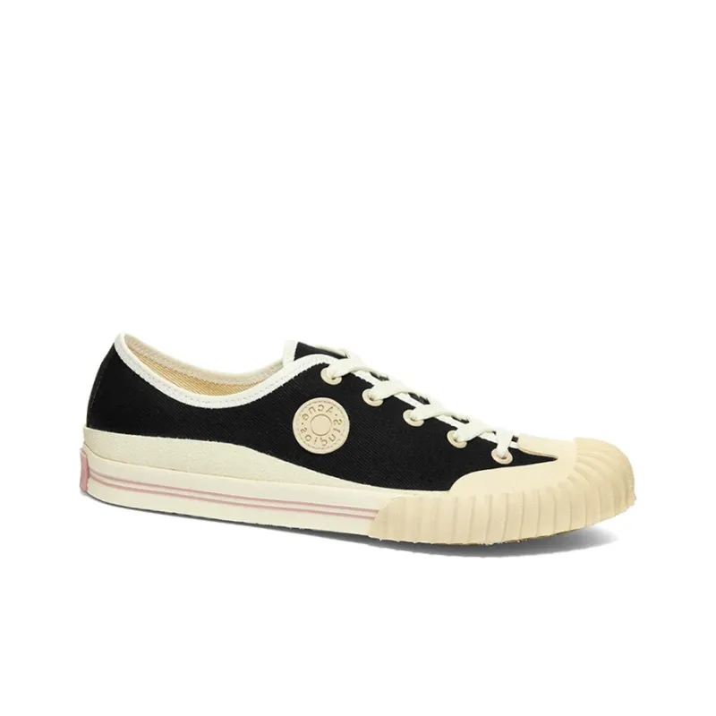 Acne Studios Slip Resistant Abrasion Resistant Shock Absorbers Low Top Canvas Shoes Men's Black-1
