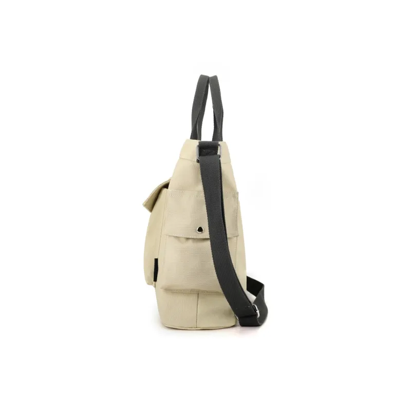 NIGEER Canvas Canvas Bag Shoulder Bag Crossbody Bag Handbag Regular Women's Green/Gray/Beige Yellow/Ecru/Black/Coffee-13