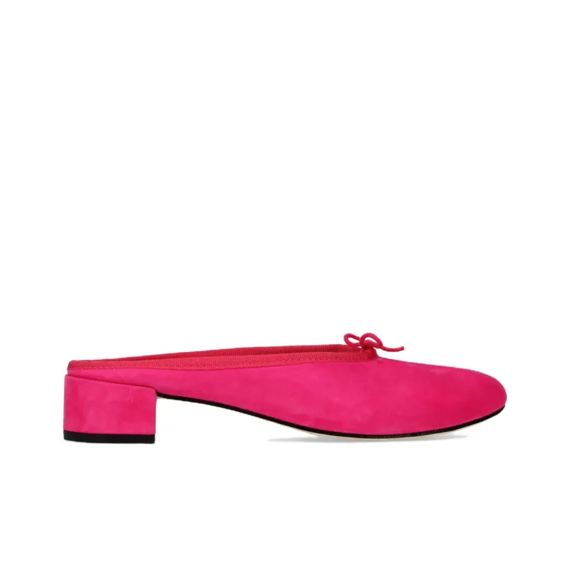 Repetto Camille Closed Toe Slippers 3cm Women's Pink-1