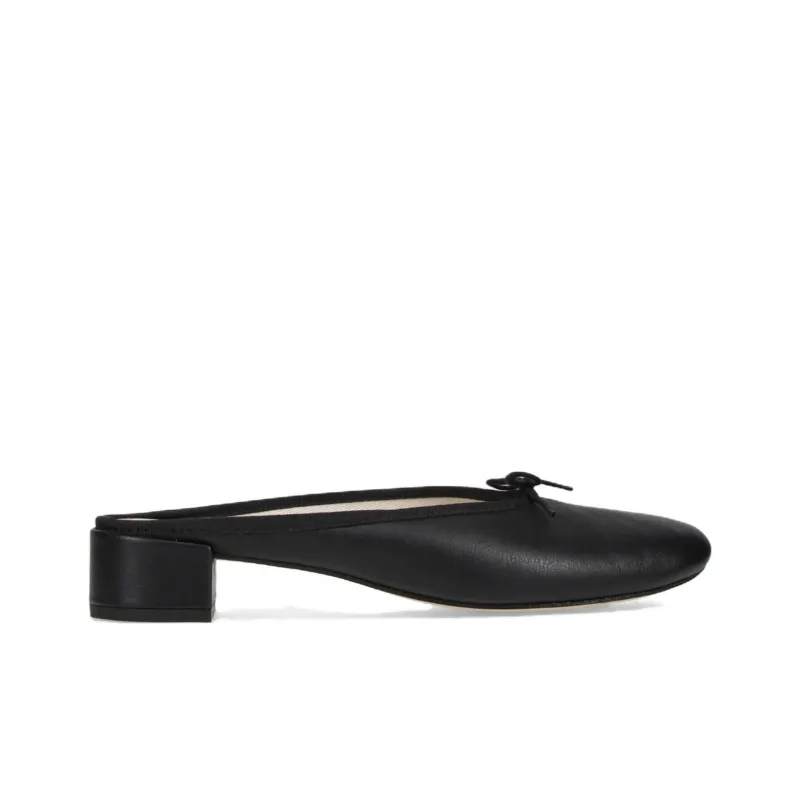 Repetto Camille Closed Toe Slippers 3cm Women's Black-1