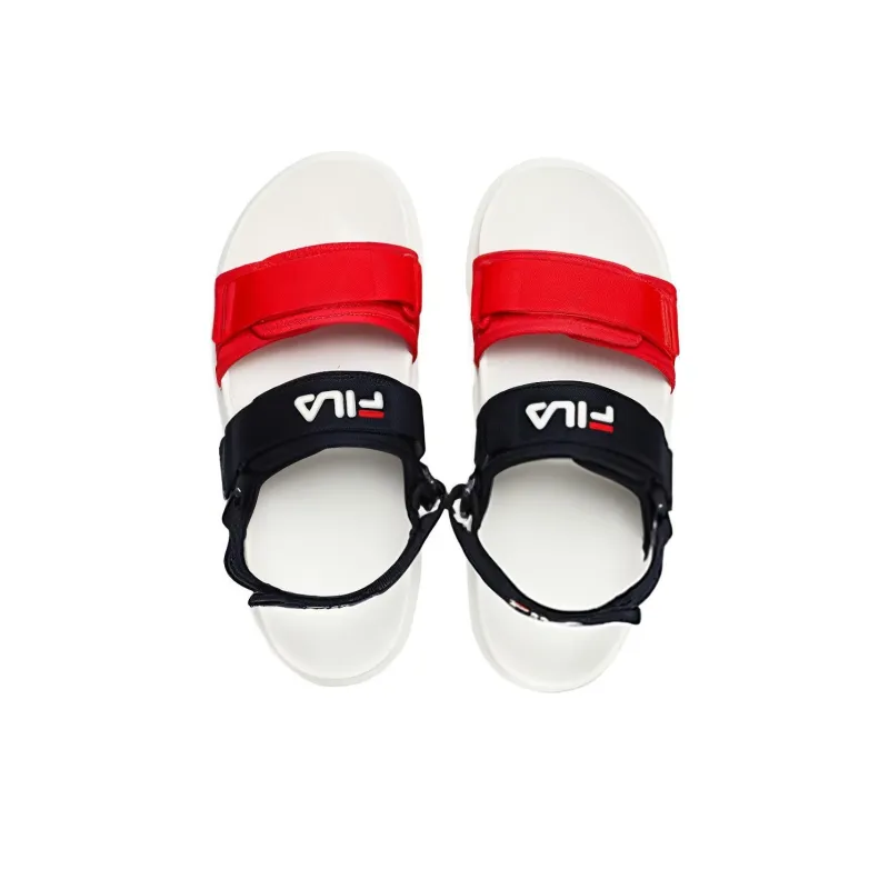 FILA Jaya One Strap Sandals Women's Blue Red-2
