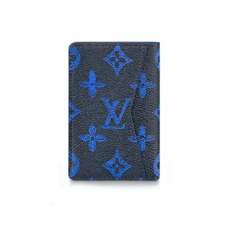 LOUIS VUITTON Pocket Organizer Monogram Green-2