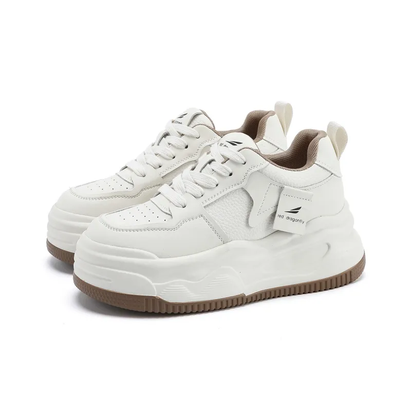 RED DRAGONFLY Women's Unlined Shoes Waterproof Height Increase Low Top Platform Shoes Women's-7