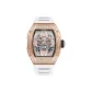 HBR989.2-Rose Case White Strap