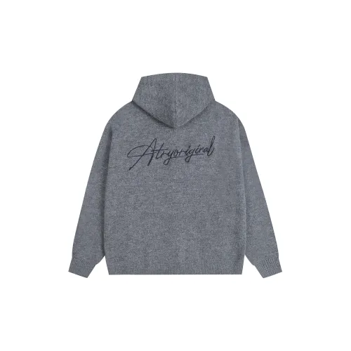 Atry Flower Body LOGO Series Sweaters Unisex Gray