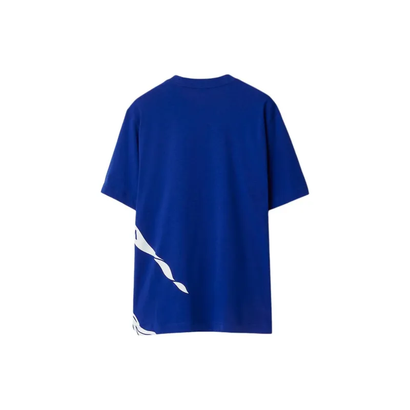 Burberry Equestrian Knight Printed Crewneck T Shirt-1