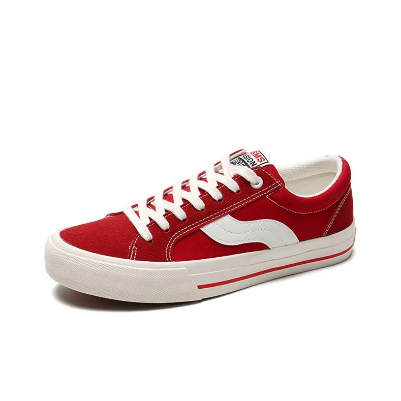 CHERRY&KALIKA Anti Slip Wear Resistant Low Top Canvas Shoes Unisex-4
