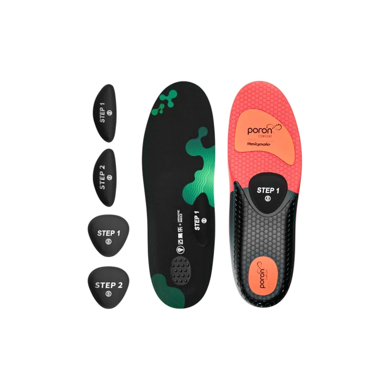 Maigaole Insoles Unisex Black Green-0