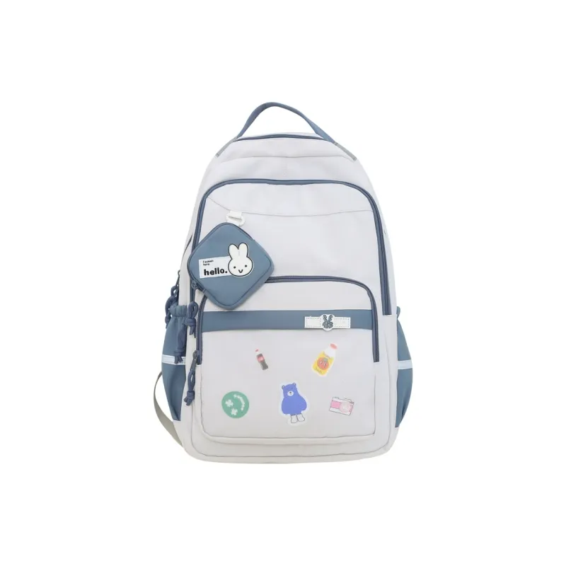 NIGEER Nylon Backpack Regular Black/Purple/Blue/Coffee-4
