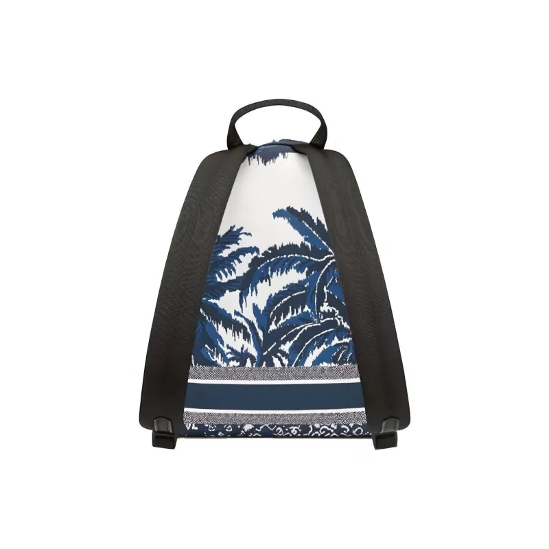 DIOR DiorTravel Technical Fabric Backpack Women's White Blue-3