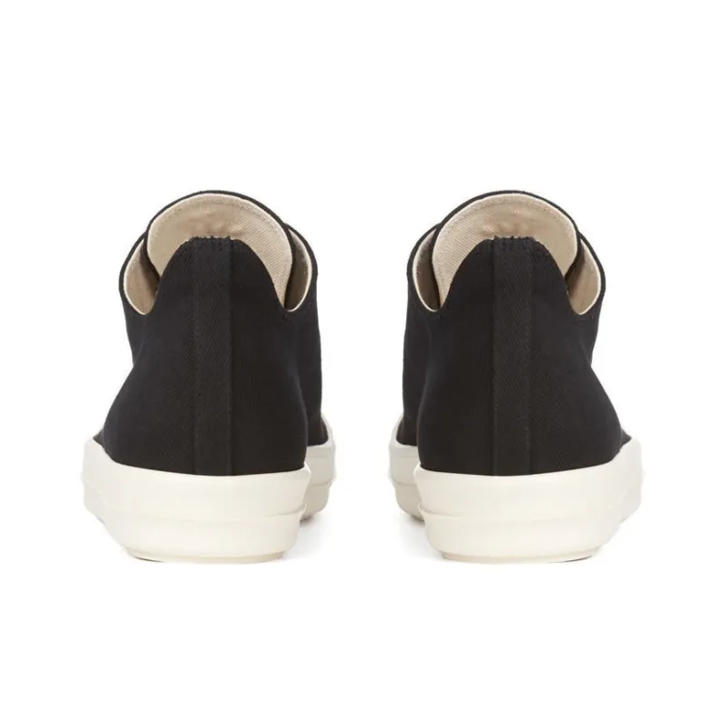 Rick Owens DRKSHDW Low Top Stylish Skateboarding Shoes Women's Black-3